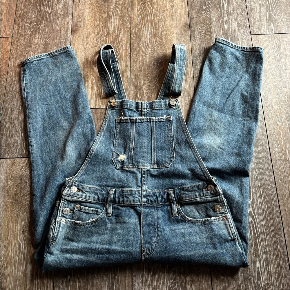 Lucky brand boyfriend overalls